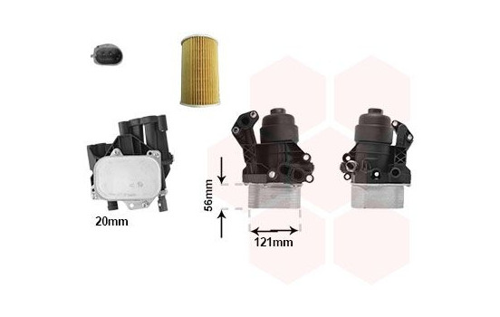 Oil cooler, engine oil 58013724 International Radiators