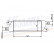 Oil Cooler, engine oil 90568 Nissens