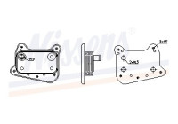 Oil Cooler, engine oil 90581 Nissens