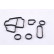 Oil Cooler, engine oil 90681 Nissens, Thumbnail 8