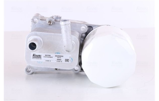 Oil Cooler, engine oil 90706 Nissens, Image 7