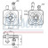 Oil Cooler, engine oil 90853 Nissens