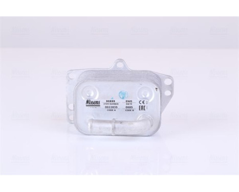 Oil Cooler, engine oil 90899 Nissens, Image 2