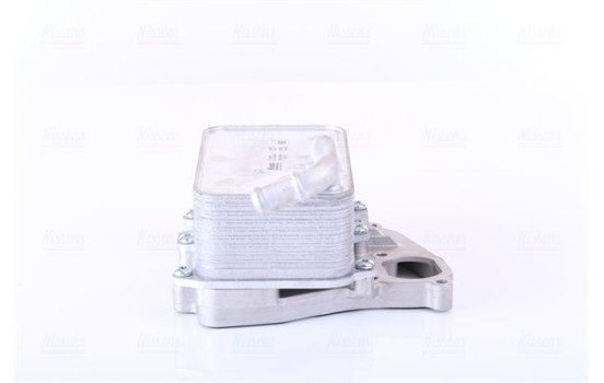 Oil Cooler, engine oil 91100 Nissens, Image 3