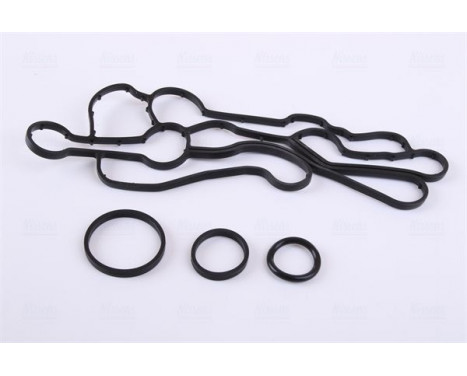 Oil Cooler, engine oil 91122 Nissens, Image 7