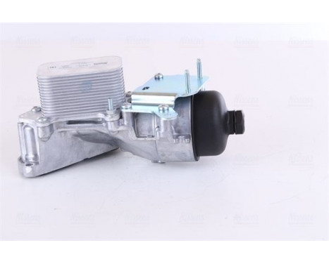 Oil Cooler, engine oil 91124 Nissens, Image 4