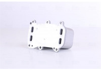 Oil Cooler, engine oil 91253 Nissens