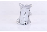 Oil cooler, engine oil 91266 Nissens