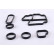 Oil Cooler, engine oil 91272 Nissens