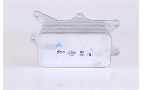 Oil Cooler, engine oil 91275 Nissens