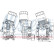 Oil cooler, engine oil 91311 Nissens