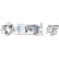 Oil cooler, engine oil 91337 Nissens