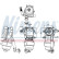 Oil cooler, engine oil 91340 Nissens