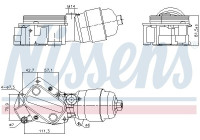 Oil cooler, engine oil 91357 Nissens