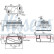 Oil cooler, engine oil 91380 Nissens