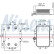 Oil cooler, engine oil 91445 Nissens
