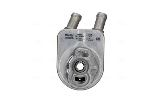 Oil cooler, engine oil 91499 Nissens