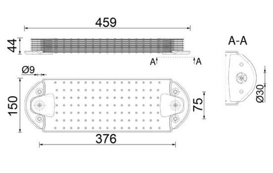 Oil Cooler, engine oil BEHR *** PREMIUM LINE ***