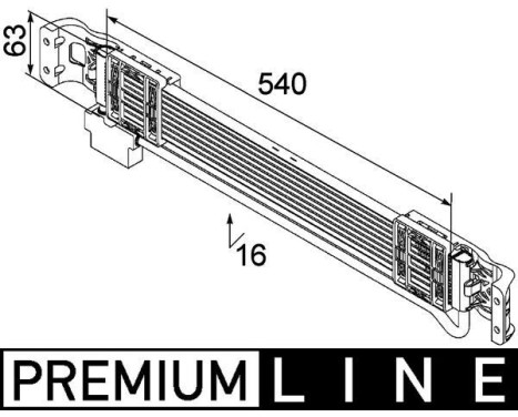 Oil Cooler, engine oil BEHR *** PREMIUM LINE ***