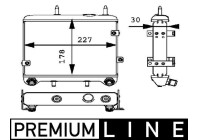 Oil Cooler, engine oil BEHR *** PREMIUM LINE ***