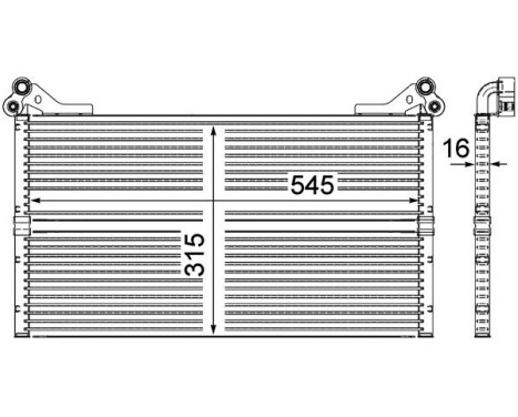 Oil Cooler, engine oil BEHR *** PREMIUM LINE ***, Image 2