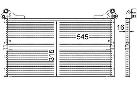Oil Cooler, engine oil BEHR *** PREMIUM LINE ***, Image 2