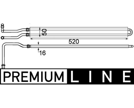 Oil Cooler, engine oil BEHR *** PREMIUM LINE ***, Image 2