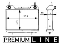 Oil Cooler, engine oil BEHR *** PREMIUM LINE ***