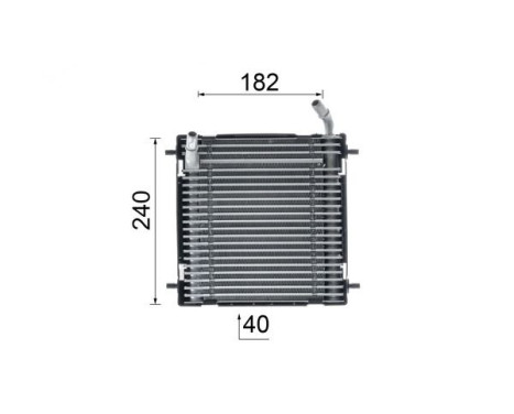 Oil Cooler, engine oil BEHR *** PREMIUM LINE ***, Image 11