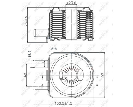 Oil Cooler, engine oil EASY FIT, Image 5
