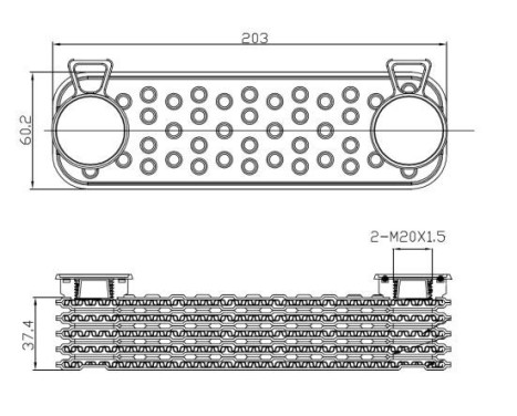 Oil Cooler, engine oil EASY FIT, Image 5