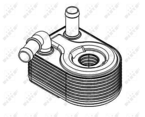 Oil Cooler, engine oil EASY FIT, Image 5