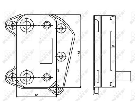 Oil Cooler, engine oil EASY FIT, Image 5