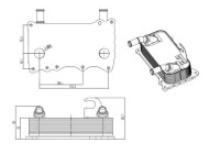 Oil Cooler, engine oil EASY FIT
