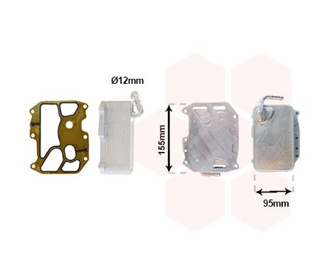 Oil cooler, engine oil *** IR PLUS *** 03012713 International Radiators, Image 2