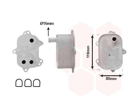 Oil cooler, engine oil *** IR PLUS *** 03013710 International Radiators, Image 2