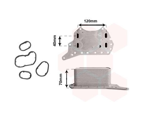 Oil Cooler, engine oil *** IR PLUS ***