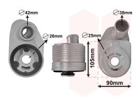 Oil Cooler, engine oil *** IR PLUS ***