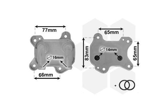 Oil Cooler, engine oil