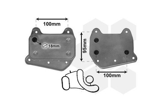 Oil Cooler, engine oil