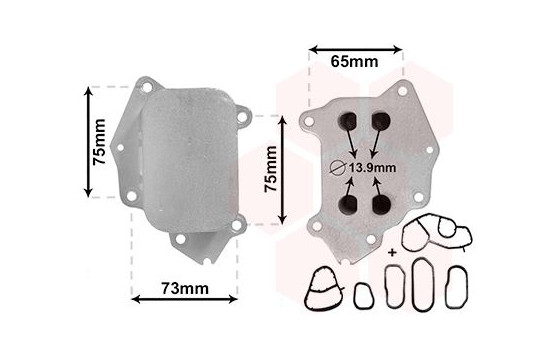 Oil Cooler, engine oil