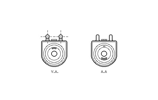 Oil Cooler, engine oil, Image 2