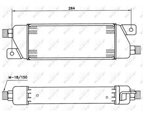 Oil Cooler, engine oil, Image 5