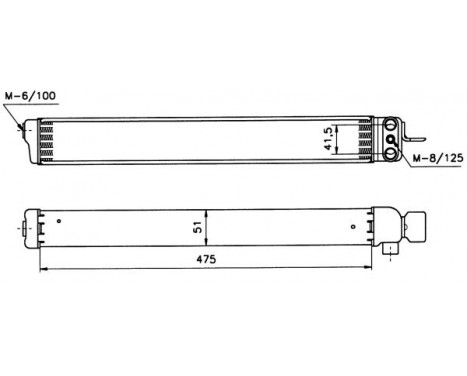 Oil Cooler, engine oil, Image 5