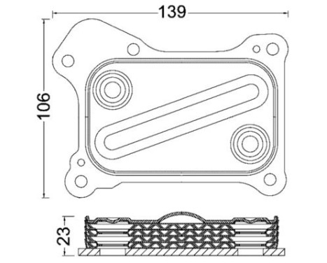 Oil Cooler, engine oil