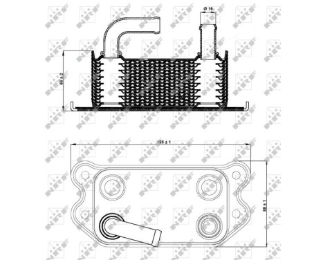 Oil Cooler, engine oil, Image 6