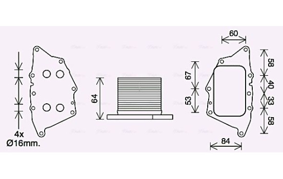 Oil Cooler, engine oil