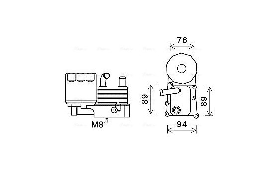 Oil Cooler, engine oil