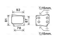 Oil Cooler, engine oil