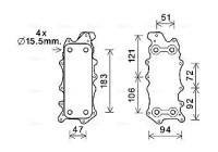 Oil Cooler, engine oil